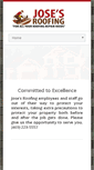 Mobile Screenshot of josesroofing.com